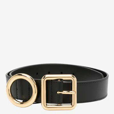 JACQUEMUS BLACK BUCKLE BELT