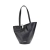 Jacquemus Black Calf Leather Bos Taurus Shoulder Bag