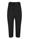 Jacquemus Le Pantalon Capri Trousers In Black