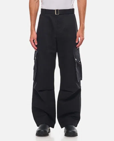 JACQUEMUS BLACK CARGO PANT