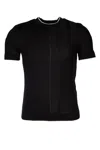 Jacquemus Men Le Tshirt Tricot In Black