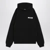 Jacquemus Gros-grain Hoodie In Black
