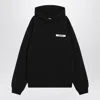 Jacquemus Gros-grain Hoodie In Black