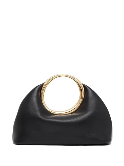 Jacquemus Black Cotton Leather Handbags
