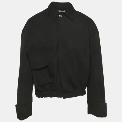 Pre-owned Jacquemus Black Cotton Les Sculptures The Salti Jacket Xs
