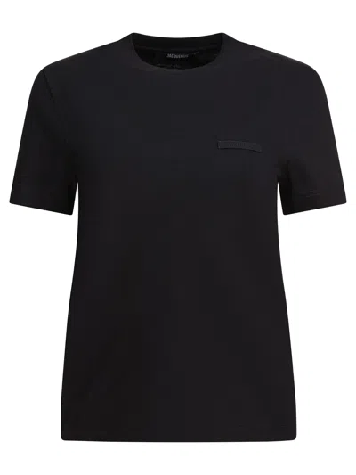 Jacquemus Womens Black Le T-shirt Grosgrain-logo Cotton-jersey T-shirt