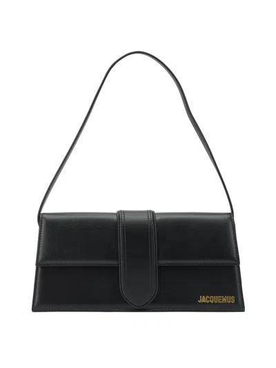 Jacquemus Black Cow Leather Handbag In Pattern
