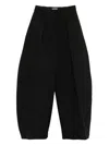 Jacquemus Women Le Pantalon Ovalo Trousers In Black