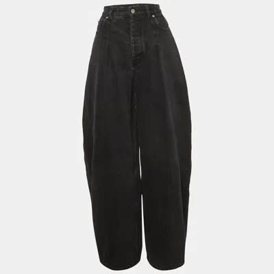 Pre-owned Jacquemus Black Denim Ovalo De Nîmes Jeans L/waist 31"