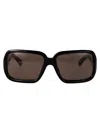 Jacquemus Black/ Gold/ Grey Stainless Steel Sunglasses In Black