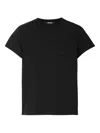 Jacquemus Womens Black Le T-shirt Grosgrain-logo Cotton-jersey T-shirt In Black