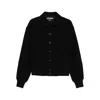 Jacquemus Black Jacket With Classic Collar And Dropped Shoulders In Wool Man In Black