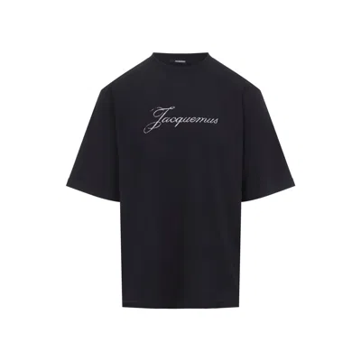 JACQUEMUS JACQUEMUS BLACK JACQUEMUS T-SHIRT