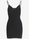 Jacquemus Womens Black The Scala Textured Sleeveless Knitted Mini Dress