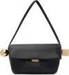Jacquemus Mini Leather Shoulder Handbag In 990 Black