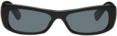 Jacquemus Black La Casa 'les Lunettes Capri' Sunglasses In 990 Black