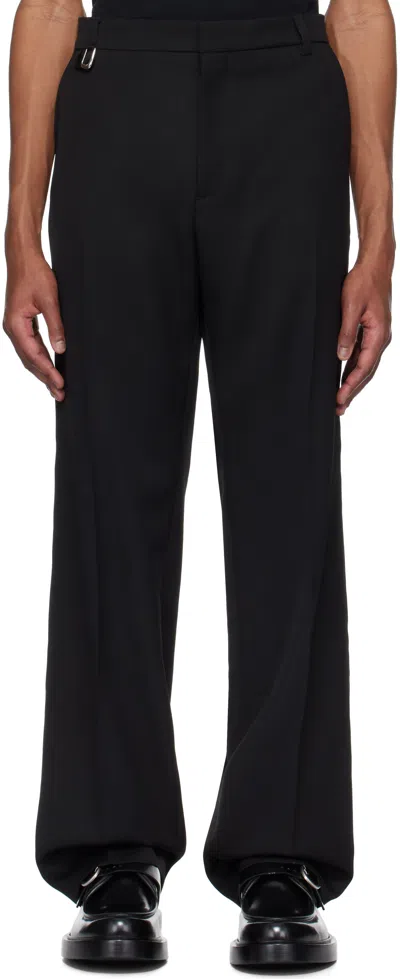 Jacquemus Black La Casa 'the Melo' Trousers In 990 Black