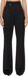 Jacquemus Black La Casa 'the Sauge' Trousers In 990 Black