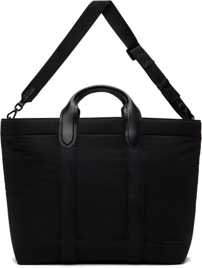 Jacquemus Black La Croisière 'the Bambino Shopper' Tote