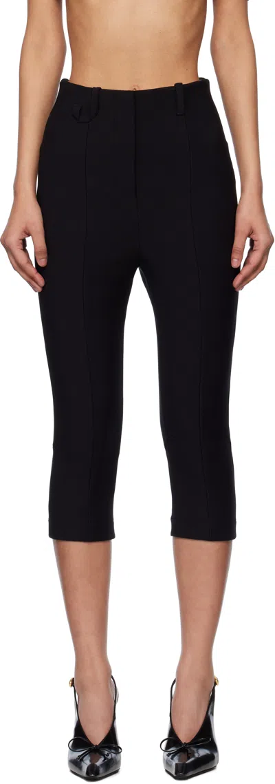 Jacquemus Black La Croisière 'the Capri' Trousers In 990 Black