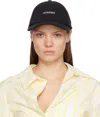 Jacquemus Black La Croisière 'the Gadjo' Cap In Black