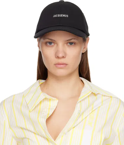 Jacquemus Black La Croisière 'the Gadjo' Cap