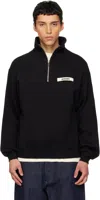 Jacquemus High Neck Zip Sweatshirt With Logo Detail And Gathered Cuffs In Animal Print