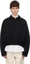 Jacquemus Le Blouson Melao Jacket In 990 Black