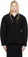 Jacquemus Black La Croisière 'the Ovalo' Blazer