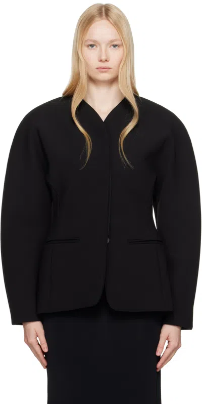 Jacquemus Black La Croisière 'the Ovalo' Blazer