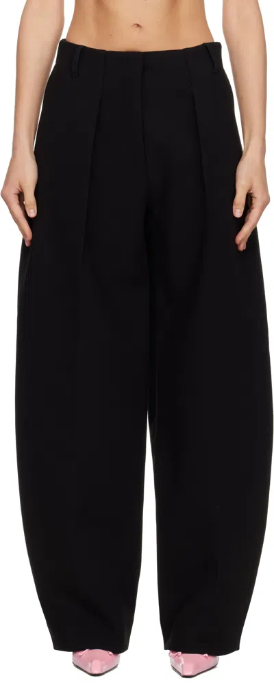 Jacquemus Black La Croisière 'the Ovalo' Trousers