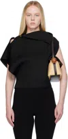 Jacquemus Trapeze Knit Short Sleeve In Black