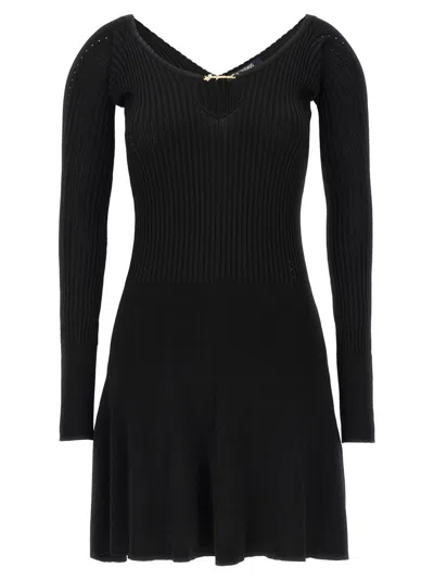 JACQUEMUS BLACK LA MINI ROBE PRAL DRESS