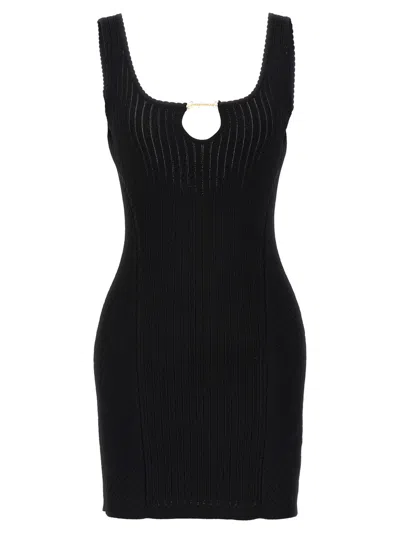 JACQUEMUS BLACK LA MINI ROBE SIERRA DRESS