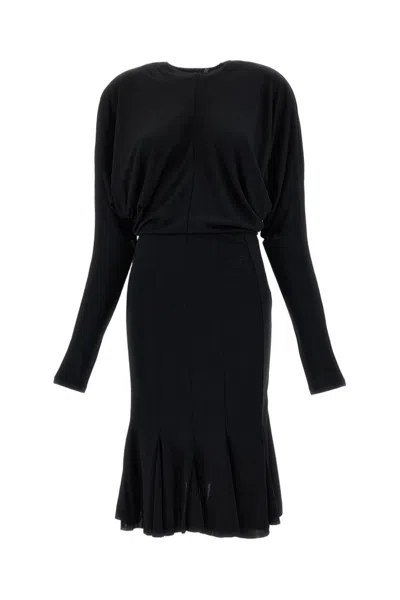 Jacquemus Black La Robe Losange Jersey Midi Dress