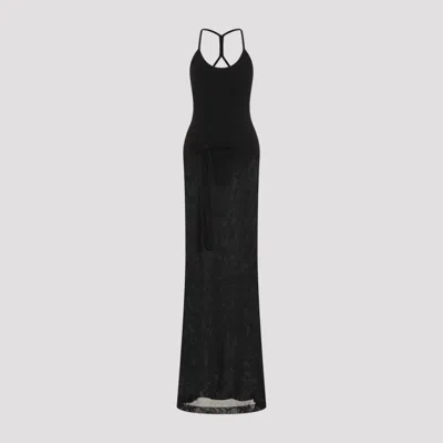 Jacquemus Black La Robe Maille Nodo Dress