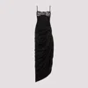 Jacquemus La Saudade Longue Brodu00e9e Dress In Black