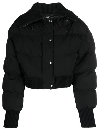 Jacquemus Black Layered Down Jacket For Women By