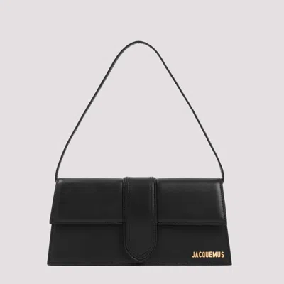 JACQUEMUS WOMEN BLACK LE BAMBINO SHOULDER BAG, ONESIZE LUXURY SHOULDER BAGS FOR WOMEN DARVEYS