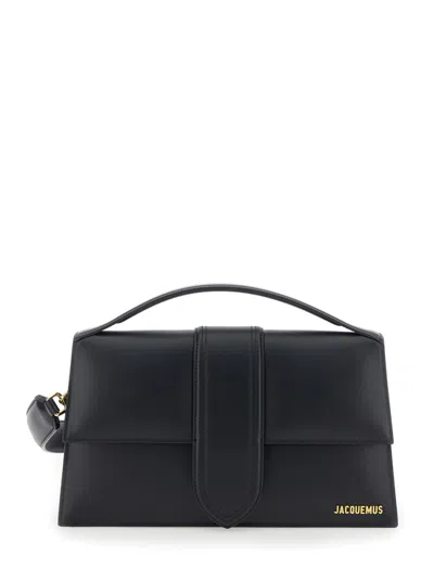 Jacquemus Black Le Bambinou Logo-plaque Tote Bag