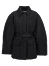 Jacquemus Le Blouson Bari Puffer Jackets Black In Black
