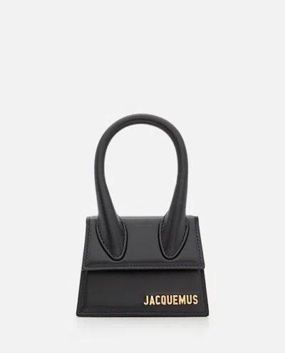 Jacquemus Le Chiquito Leather Tote In Black