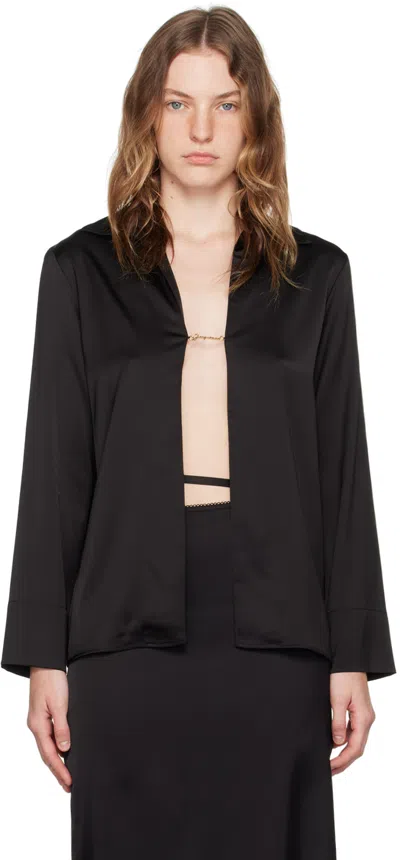 Jacquemus Black Le Chouchou 'la Chemise Notte' Shirt