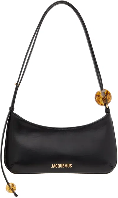 Jacquemus Black Le Chouchou 'le Bisou Perle' Bag In 990 Black