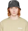 Jacquemus Black Le Chouchou 'le Bob Ovalie' Bucket Hat In 990 Black