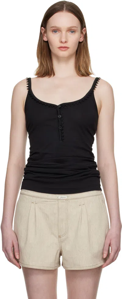 Jacquemus Black 'le Darbdeur Clavela' Tank Top