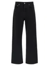Jacquemus Black Le De-nimes Droit Jeans In Black