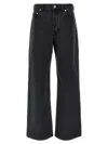 Jacquemus Black Le De-nmes Large Jeans In Black