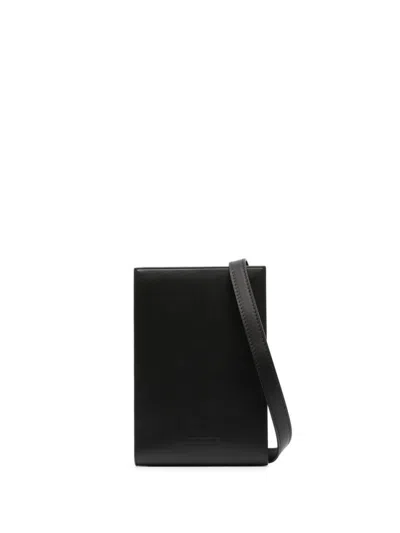 Jacquemus Le Gadju Leather Crossbody Bag In Black
