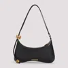 Jacquemus Le Grand Bisou Perle Leather Shoulder Bag In Black